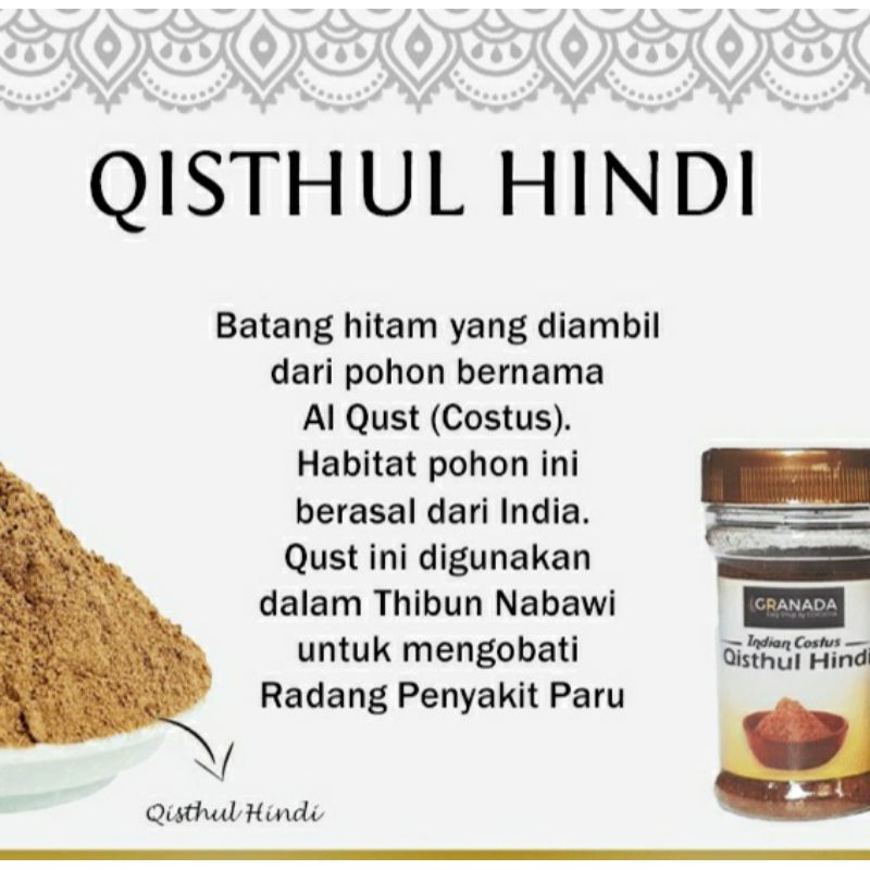 Qisthul Hindi - Herbal Covid19