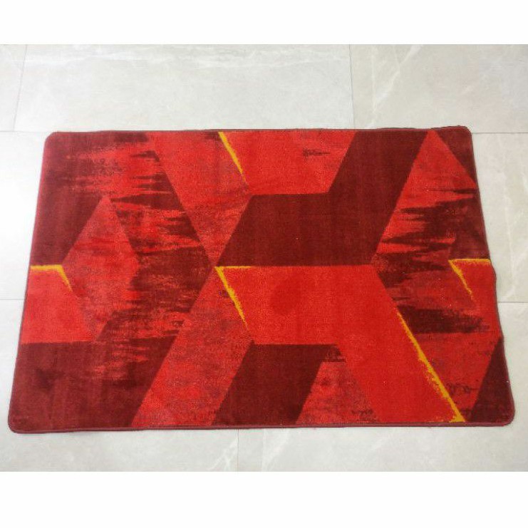 Karpet merah kecil, Karpet minimalis, Karpet empuk, karpet bawah meja, karpet imaman