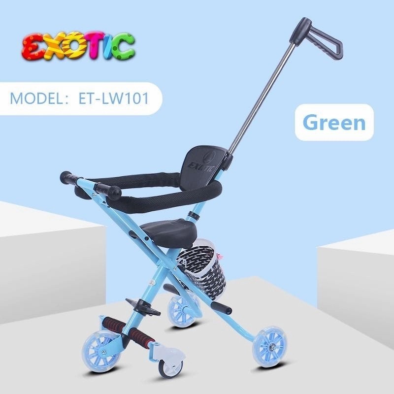 Exotic Magic Stroller LW 002/003/007/101/119/201/629-1 Kereta Dorong Bayi SNI-LW101 GREEN