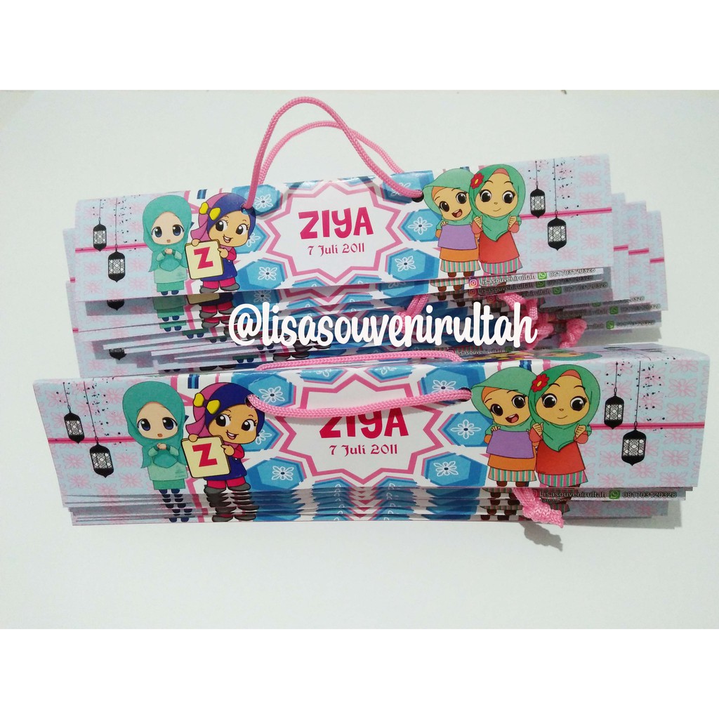 

( Minim 12 pcs ) HANGTAG Snack Custom ULANGTAHUN BIRTHDAY HAMPER