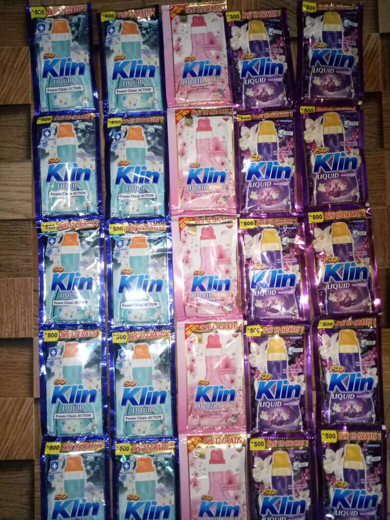 So Klin Liquid  26ml Isi 12 Sachet