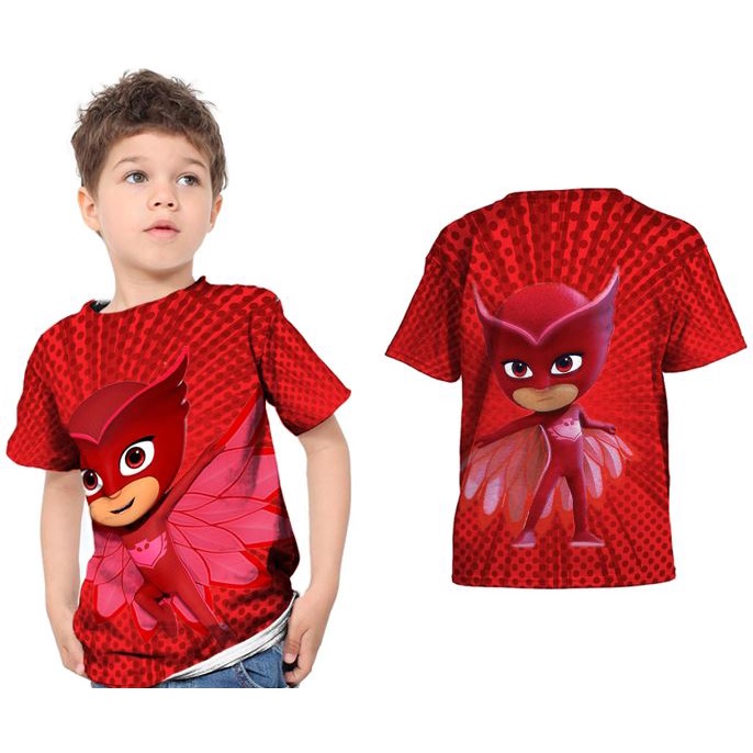 raffastore10 Kaos Baju T-shirt Anak Murah Fullprint PJMASKS Art3 (OWLETTE)