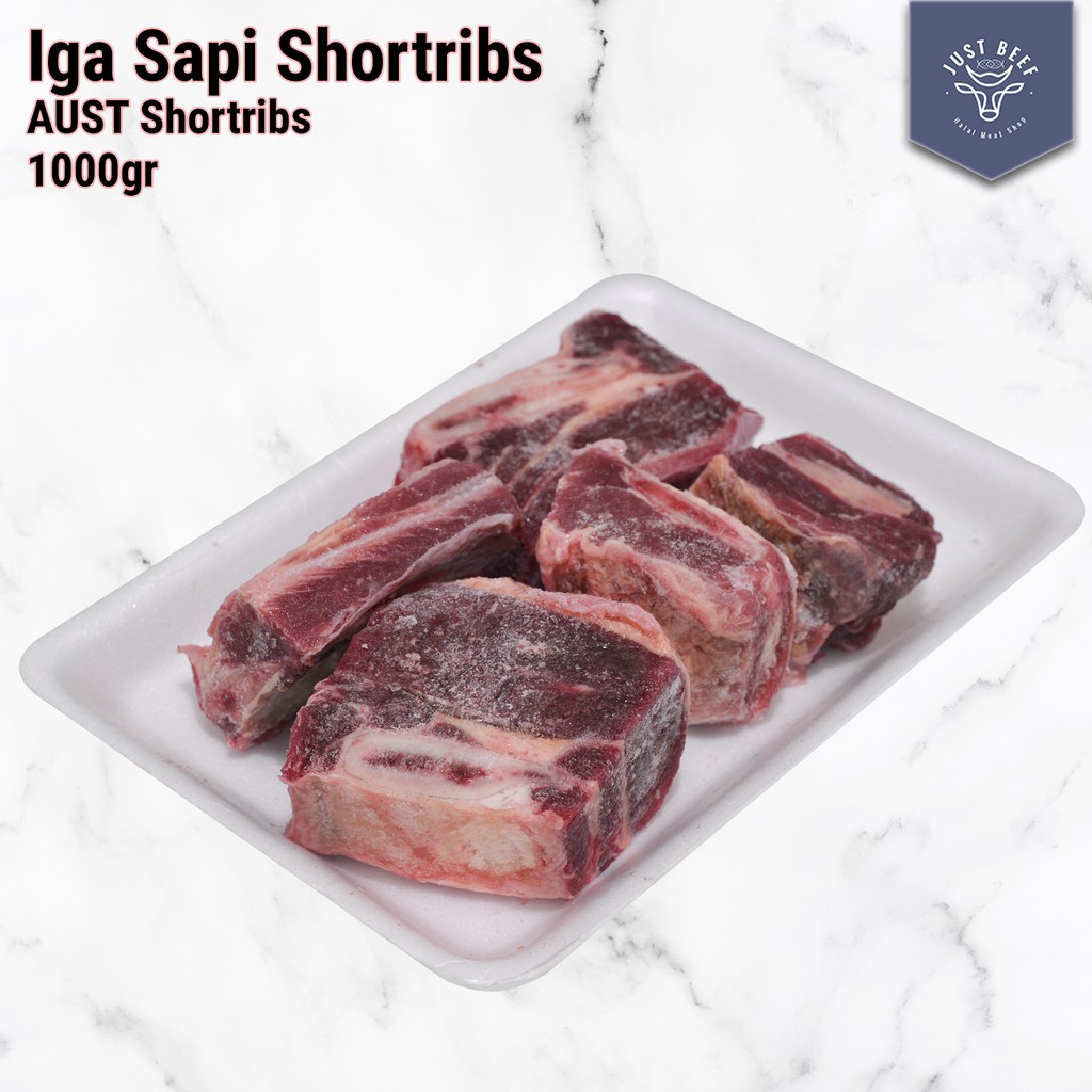 

Daging Sapi Aust Shortribs - Iga Sapi Tebal Shortribs - 500gr / 1kg