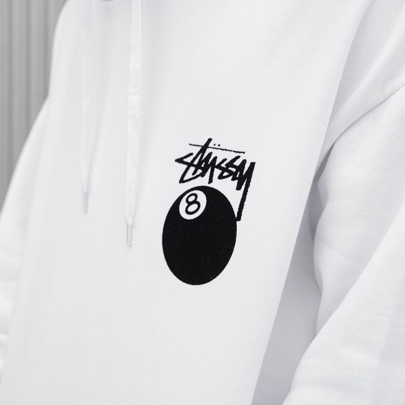 S - XXXXX(6XL) Hoodie STUSSY 8 BALL BIGSIZE Unisex Streetwear Fashion Style Jumbo Oversize