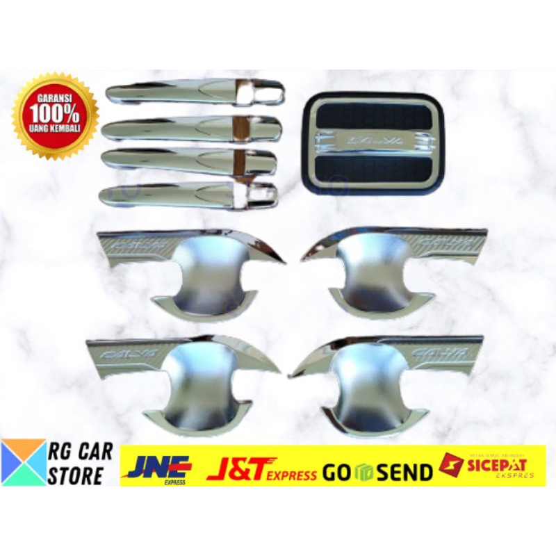 PAKET MODIF CALYA-OUTER HANDLE TANK COVER CHROME DIJAMIN PNP BERKUALITAS