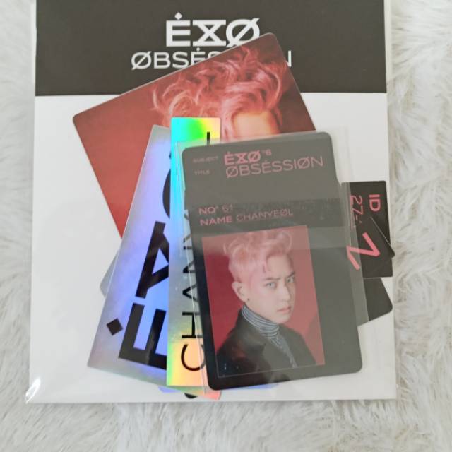 

ID card plus deco sticker EXO place