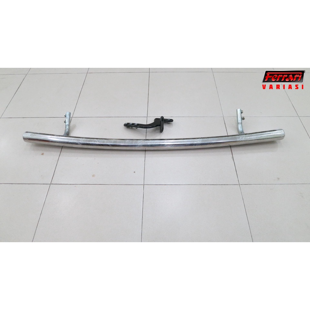bumper belakang mobil L300 stainles polos ferrari variasi