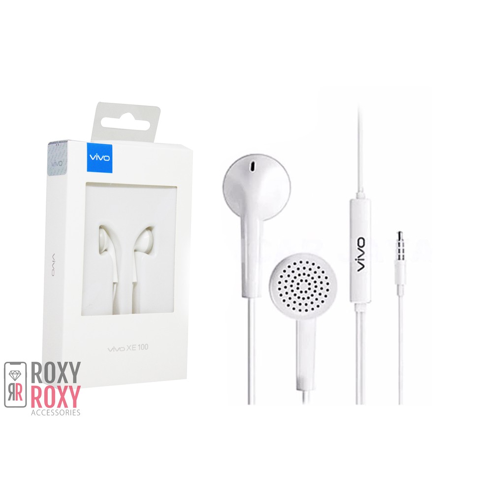 Headset Handsfree Earphone VIVO V5 V7 PLUS XE 100