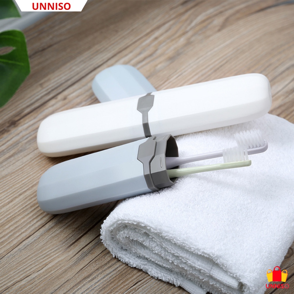 UNNISO - Box Tempat Sikat Pasta Gigi Travelling Organizer Travel BTS4