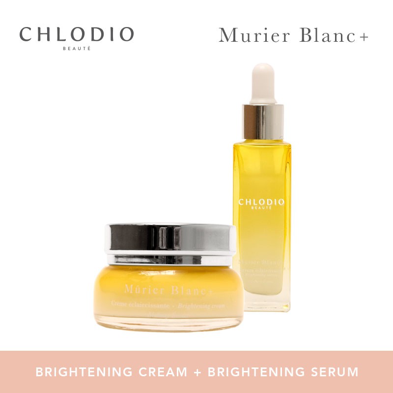 

CHLODIO Murier Blanc+ Brightening Skincare Routine Pack B Serum-Cream