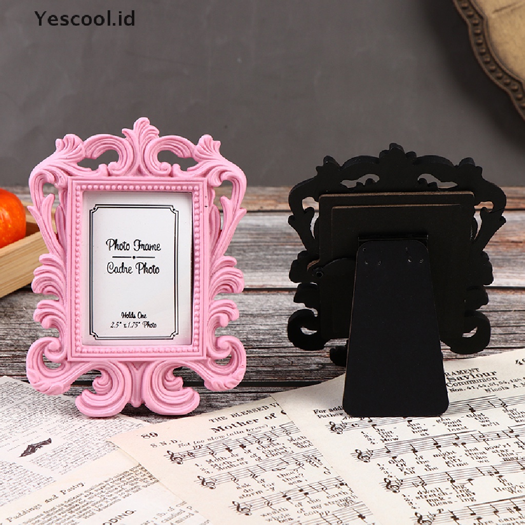 【Yescool】 Wedding Photo Frame Retro Photo Frame Picture Desktop Frame Photo Frame .