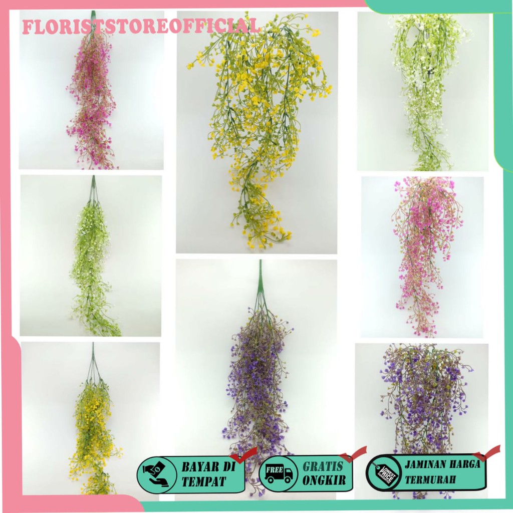 COD DAUN GANTUNG TANAMAN HIAS TANAMAN DAUN PLASTIK TANAMAN HIAS RUMAH BUNGA GANTUNG BUNGA DR7705