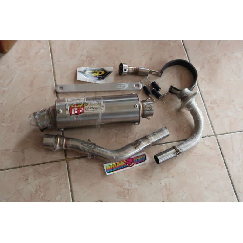 Knalpot CLD Racing Tipe C2 Mio Fino Soul Original