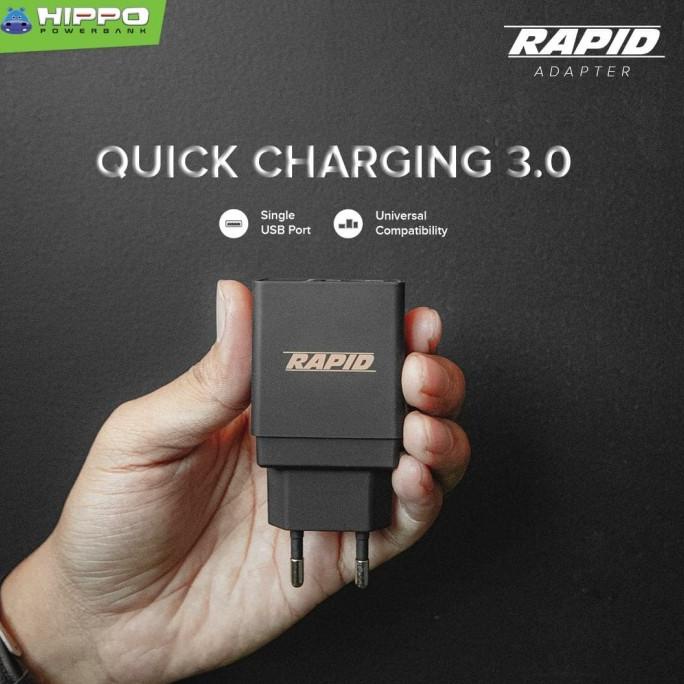 HIPPO RAPID ADAPTOR CHARGER QUICK CHARGE 3.0 FAST CHARGING 18W