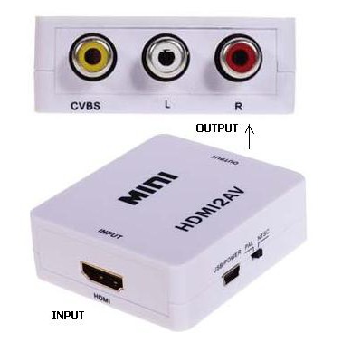 HDMI to AV RCA CVBS - HDMI2AV MINI CONVERTER M610