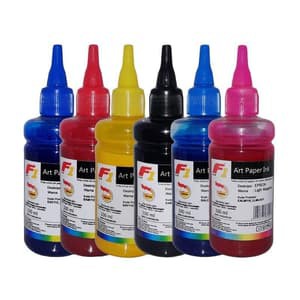 Tinta Refill Art Paper F1 100ml Black Cyan Magenta Yellow Light LC LM Artpaper Ink F1 Printer Epson