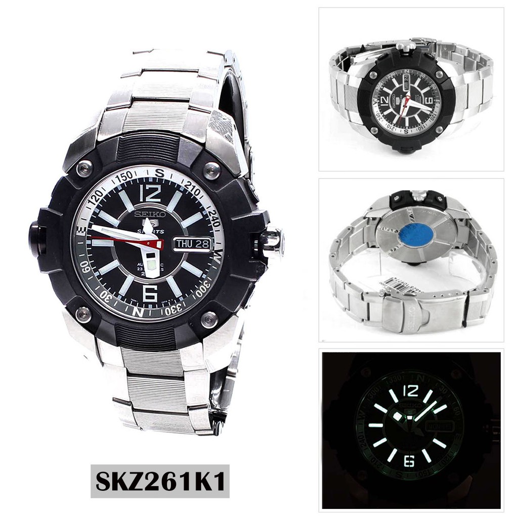 Seiko 5 Sports SKZ261K1 Automatic Scuba Diver 200M Jam Tangan Pria Original SKZ261