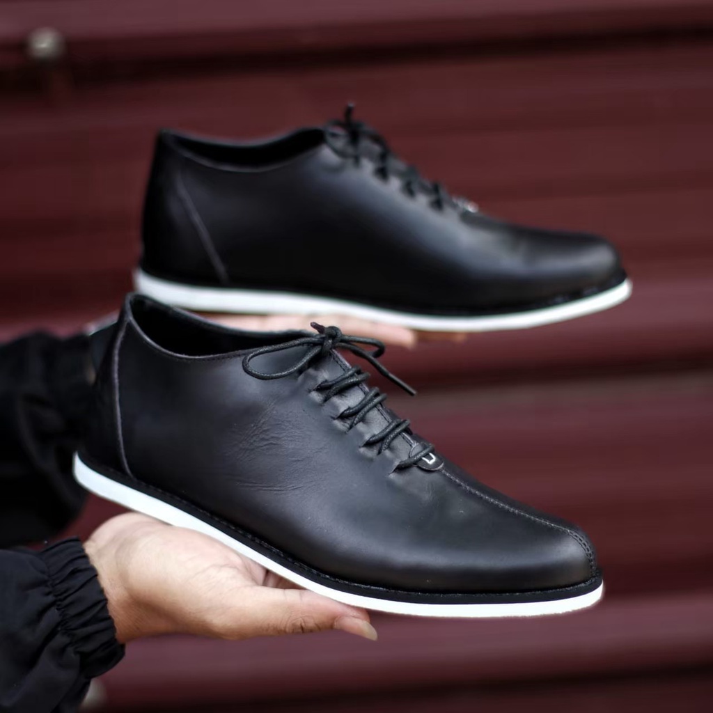 BURAY X SEPATU BOOTS PRIA OXFORD DEWASA WOLF KULIT ASLI CASUAL FORMAL BOOTS PRIA SEKOLAH KULIAH KERJA PROYEK KANTOR GURU PNS PESTA RESMI NYAMAN || BOOTS PRIA OXFORD BERKUALITAS 2022