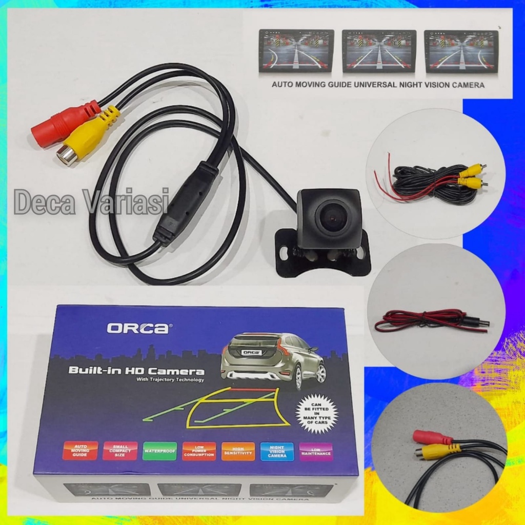 Kamera Mundur / Kamera Parkir Mobil Orca Universal Kamera Sensor Mobil