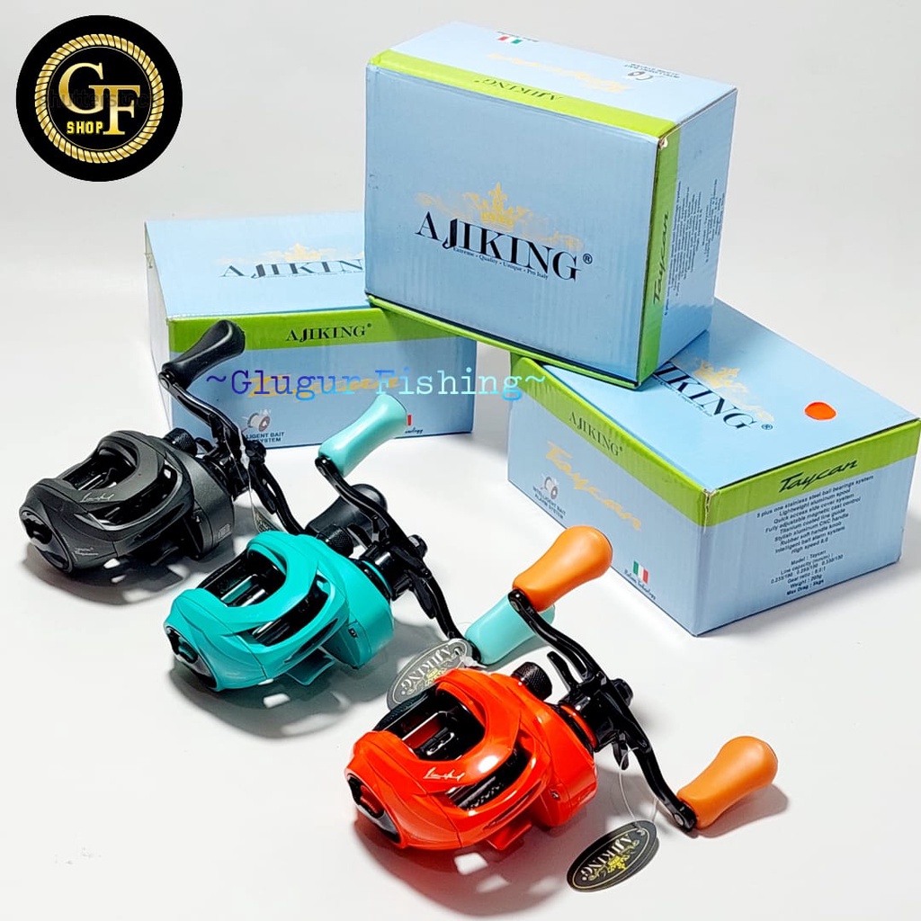 REEL BC AJIKING TAYCAN INTELLIGENT BAIT ALARM SYSTEM /ITALIAN TECHNOLOGY/RATIO:8.0:1