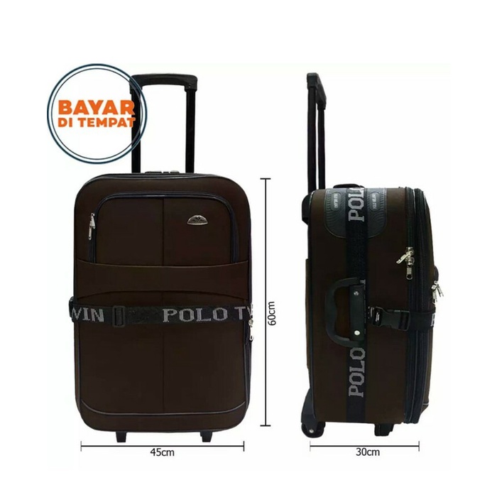 Koper - Polo Twin Koper Baju Murah Ekspanding 24 Inch Original