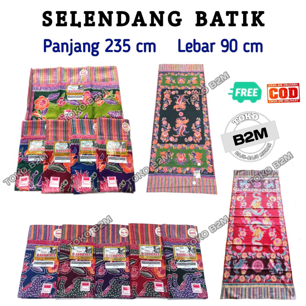 Selendang Lendang Gendong Bayi Jarik Tapih Batik