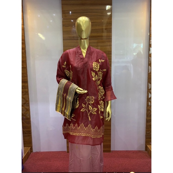 BAJU ORGANZA MOTIF SULTAN , MOTIF LAMMING , MOTIF STARMING