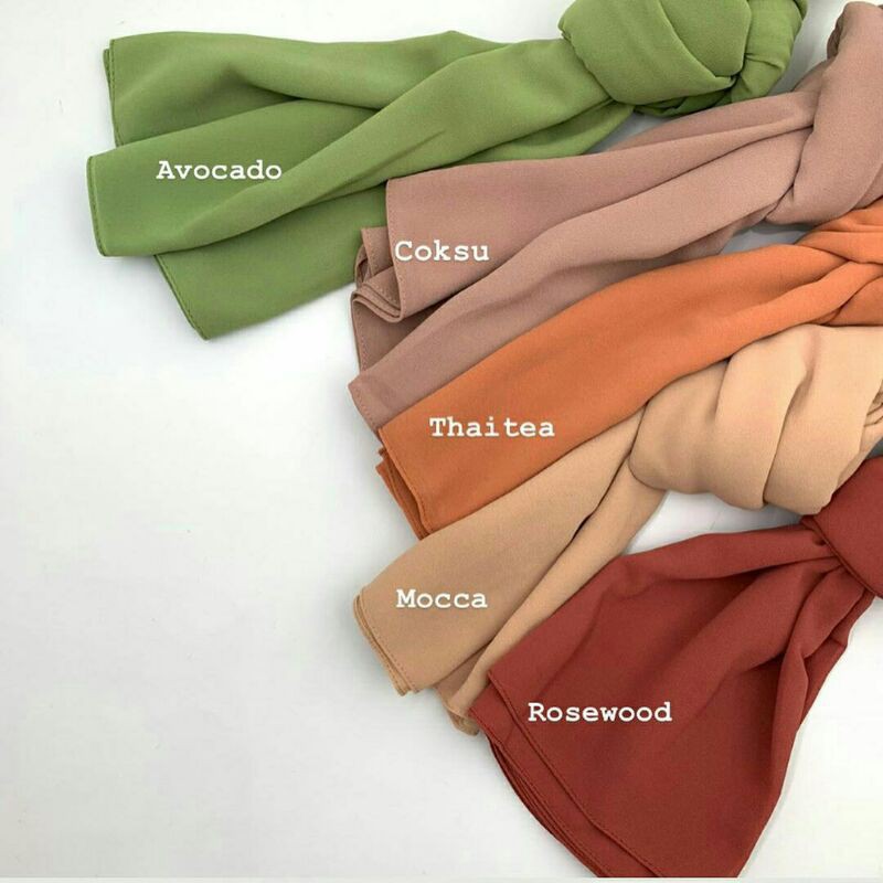 GO! HJ182 Heavy Chiffon Pashmina Arabian Pashmina Premium Quality Chiffon Hijab Import Hijab