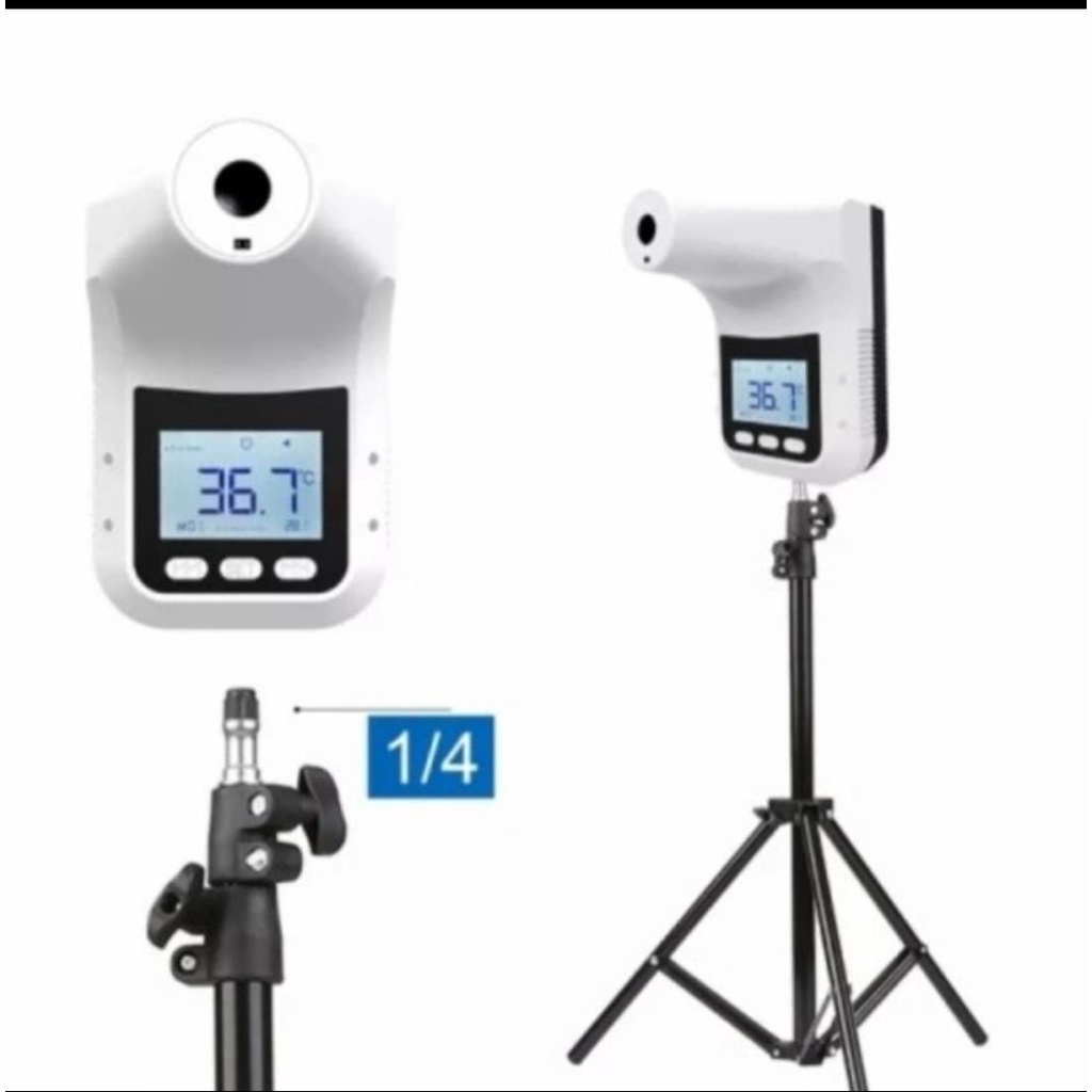 Thermometer K3 PRO Dan Stand Plus Tripod K3 Pro Termometer Non Contact Termometer Ruangan K3Pro