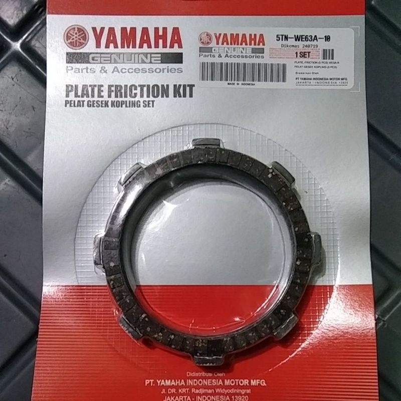 Plat kopling/kampas kopling Jupiter z,Vega r,Vega r new,fizr,force 1