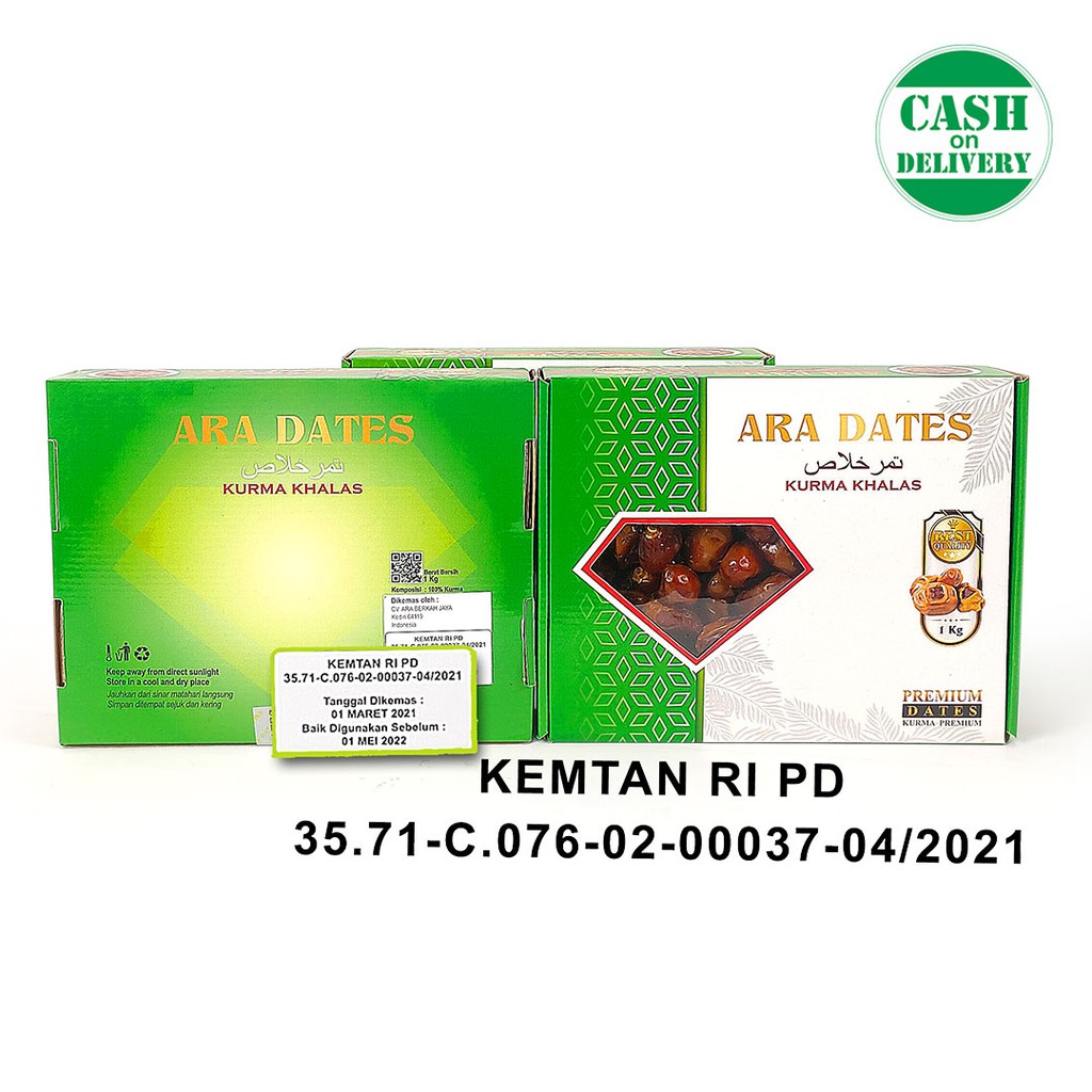 

Kurma Khalas PREMIUM KEMTAN 1kg