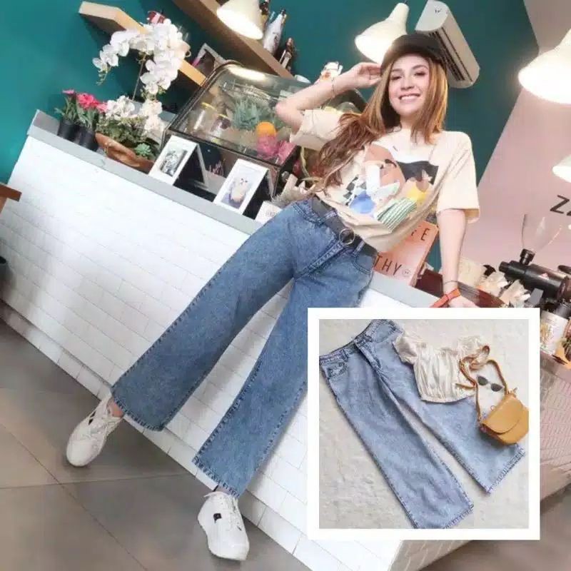 jeans kulot cewek senu boyfren 27 28 29 30