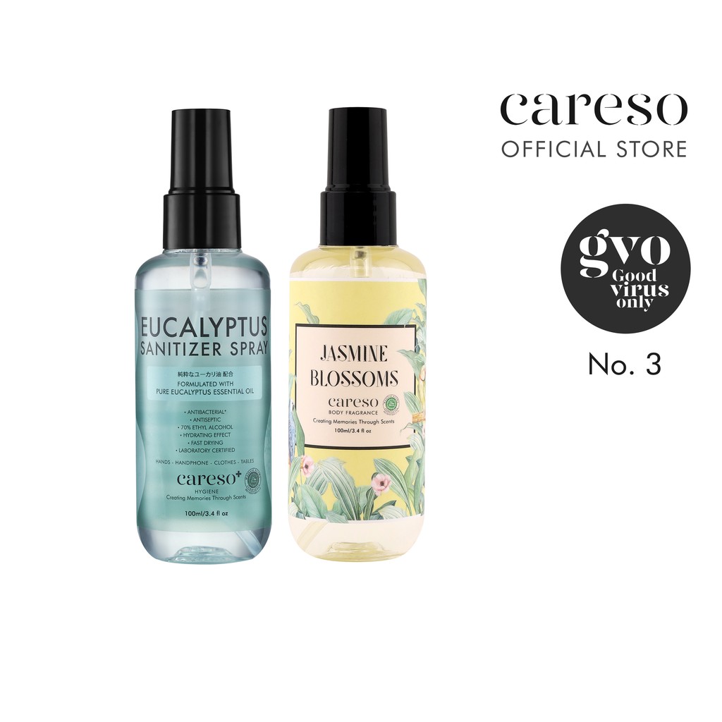 

GVO Series - No.3 (Eucalyptus Sanitizer + Jasmine Blossoms - 100ml)