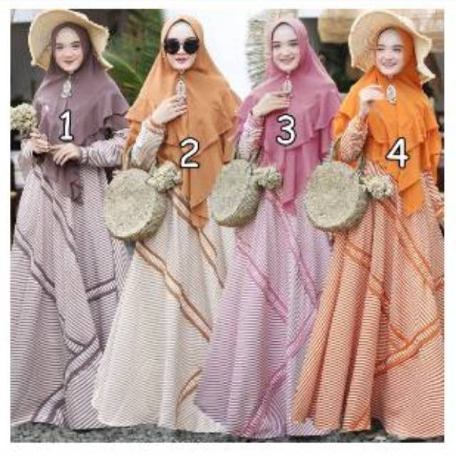 GAMIS ALIVIA SET KHIMAR by HUMAIRA