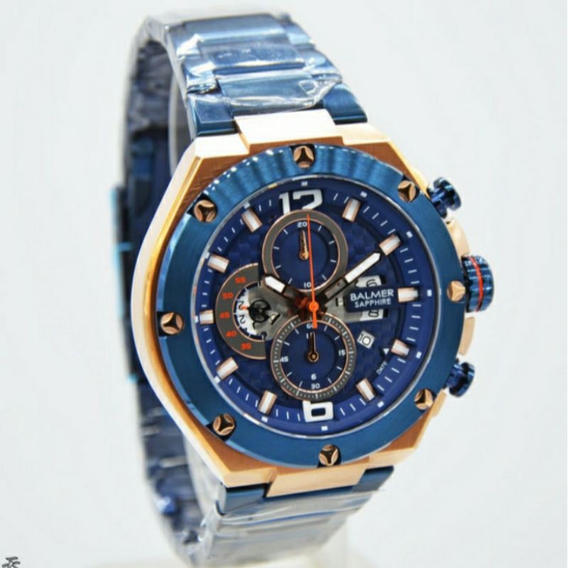 JAM TANGAN PRIA BALMER B-8117 SAPPHIRE ORIGINAL GARANSI RESMI -Bliu Rose