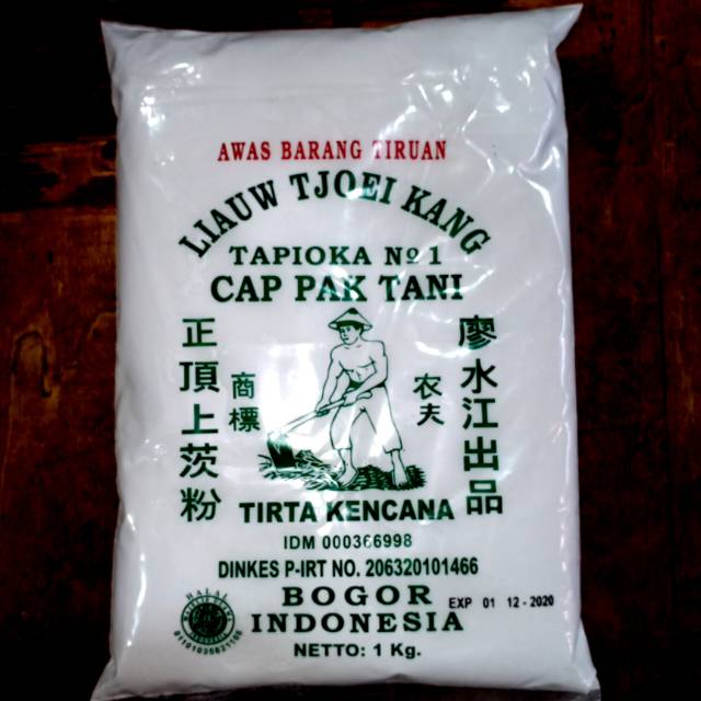 

Tepung tapioka Liauw Tjoei Kang 1 Kg