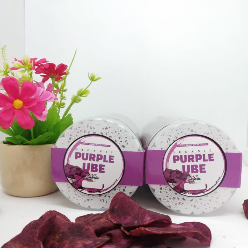 

Kripik Ubi Unggu Keripik Purple Ube Sweetatoes Organik Original 200 Gr