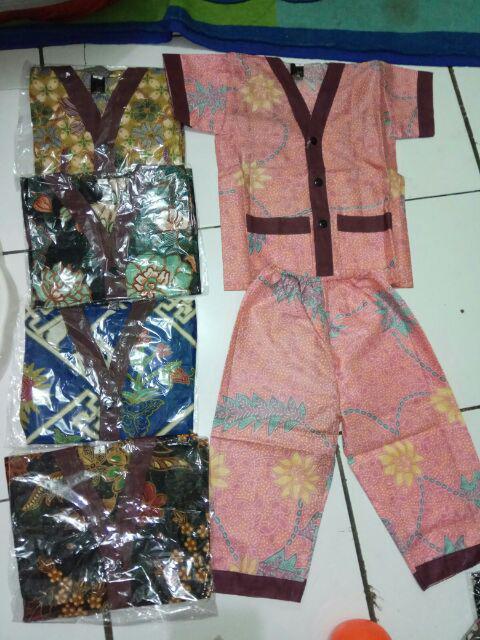 Paket (20 Pcs) S-xl 1-5 Th Piyama Batik Anak Setelan Anak Baju Tidur Batik Anak Terlaris