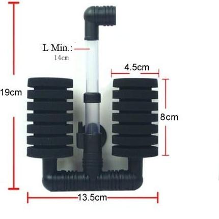 XY-2831 (2) Super Biochemical Sponge Filter/Biofoam Filter/Busa