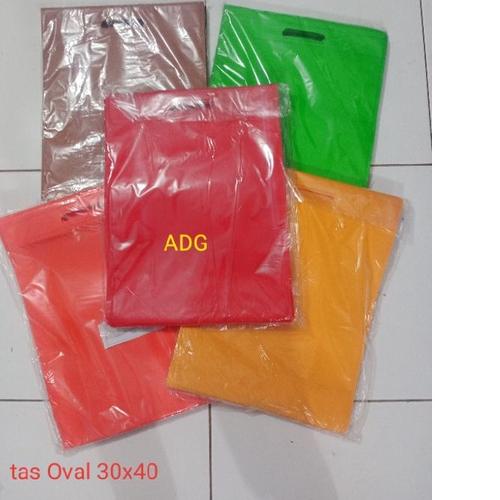 

(20pcs) Goodie bag oval - Tas kain - UK 30x40 - pack - isi 20 pcs - paket murah meriah
