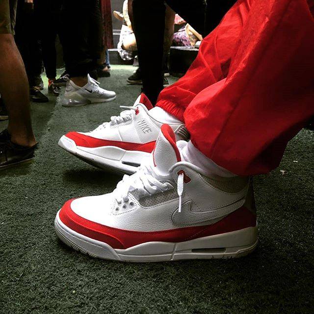 jordan 3 white red