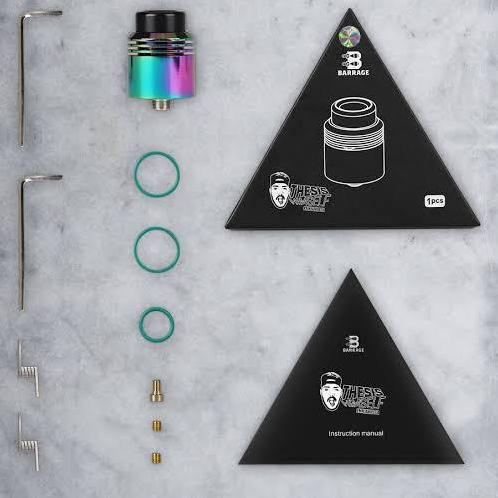 J&T COD 12.12 RDA ASMODUS THESIS BARRAGE AUTHENTIC DTL ATOMIZER OTEN MURAH ENAK TERBAIK SINGLE COIL 