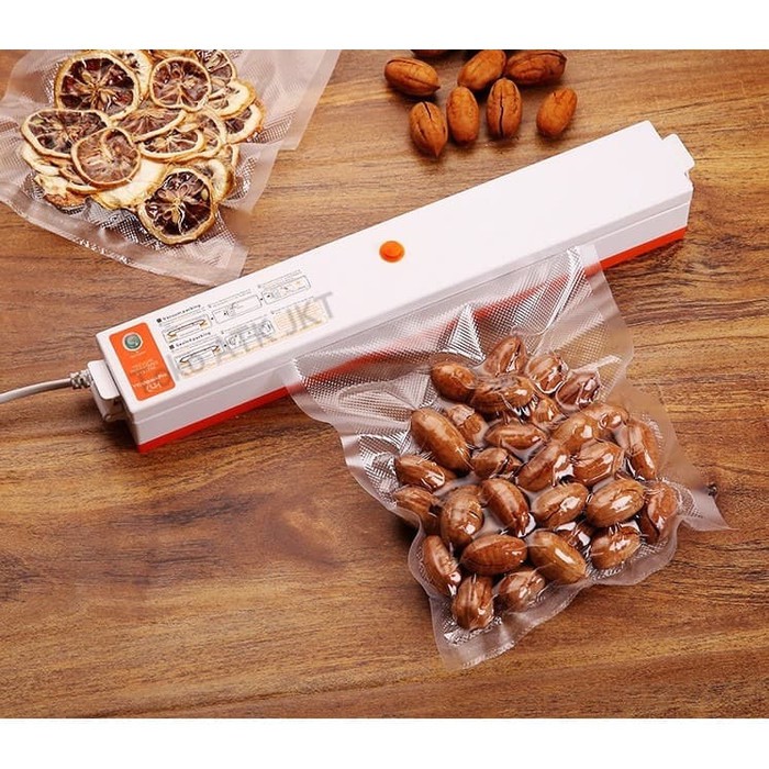 Vacuum Sealer Alat Mesin Pres Penghisap Plastik Bungkus Makanan Kedap Udara Vacum Vakum High Quality Shopee Indonesia