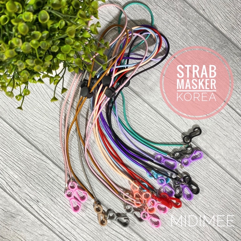 Strap Masker 2in1 Konektor Headloop Tali Masker Kalung Masker Aksesoris Masker