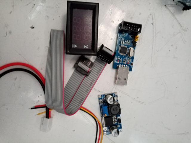 1pcs Dc 0-100v 10a Ammeter Voltmeter Digital/tampilan Ganda/detektor Tegangan 0.28 Merah Biru Led