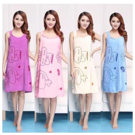 HANDUK BAJU WEARABLE TOWEL WARNA WARNI [SWEETSPACE]