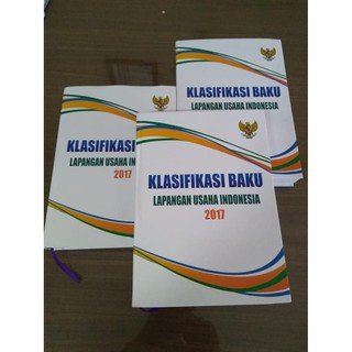 Jual MUST HAVE!! BUKU KLASIFIKASI BAKU LAPANGAN USAHA INDONESIA 2017 ...