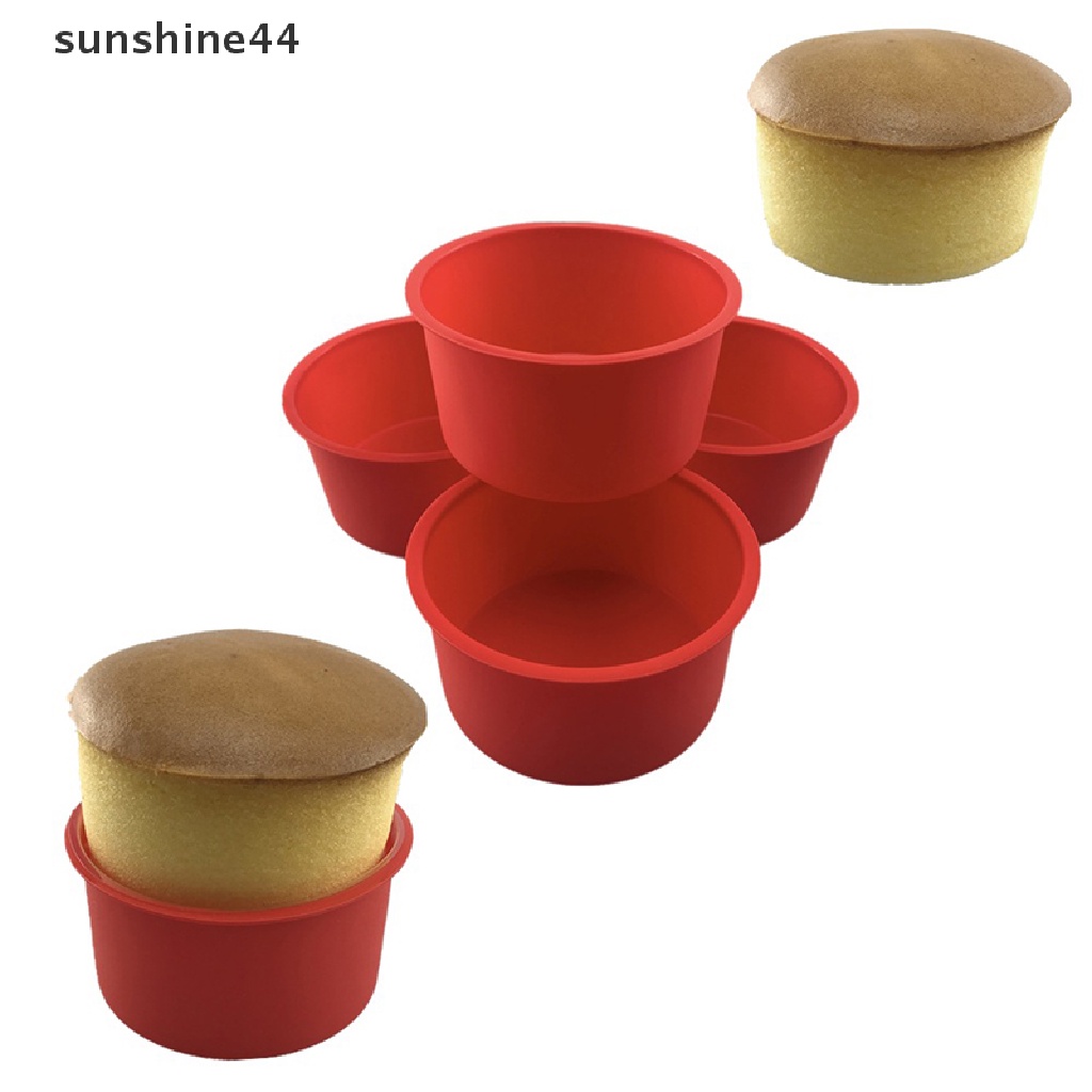 Sunshine Cetakan Kue Bentuk Bulat Bahan Silikon