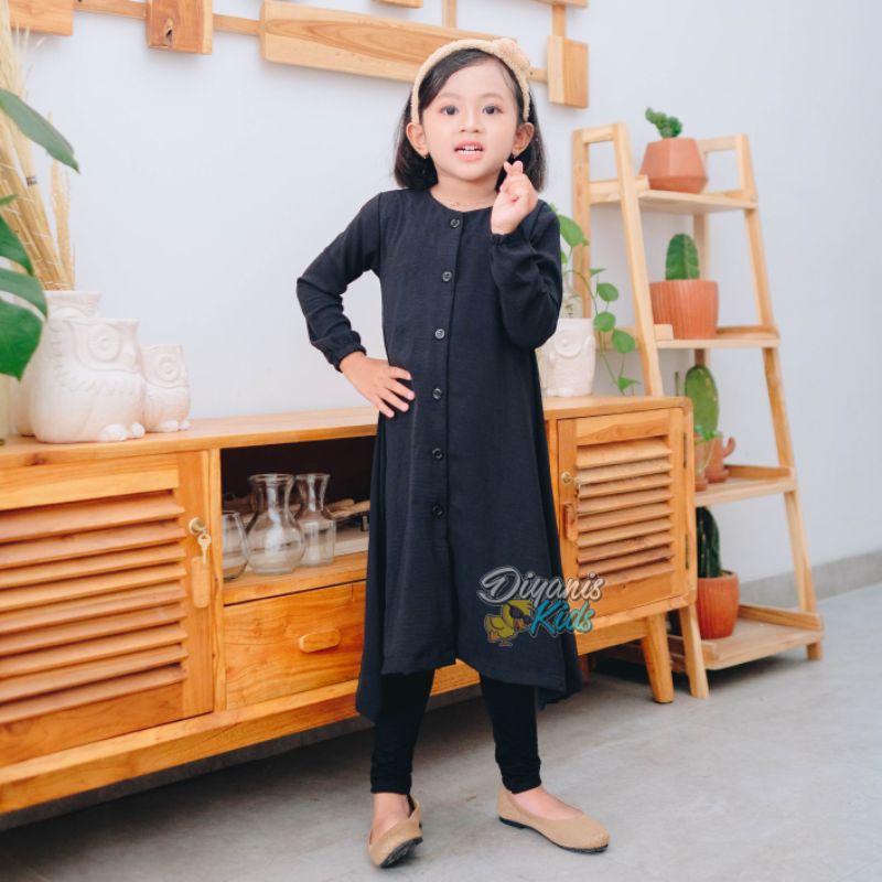 ANDARA TUNIK -Tunik/baju/atasan couple ibu dan anak usia 2-7 tahun bahan airflow