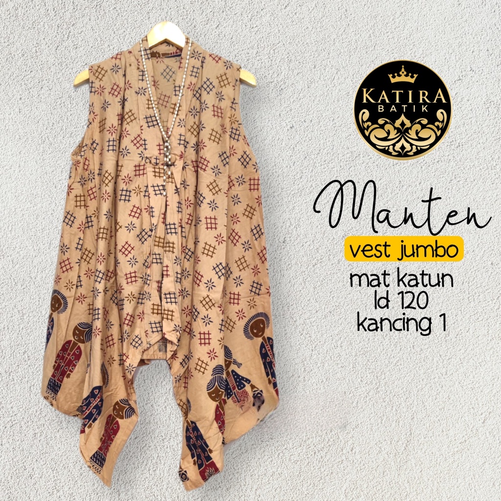 CARDIGAN VEST ANYA SIMBOK JAMU OUTER SUPER JUMBO MANTEN CARDI  BATIK KARDIGAN OUTER CARDIGAN WANITA CARDI BATIK CARDI NIKAHAN SERAGAM KONDANGAN KANTOR HANDMADE LD 120